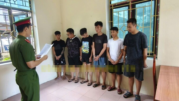 Khởi tố, bắt tạm giam nhóm thanh thiếu niên gây rối trật tự công cộng ở Hưng Yên