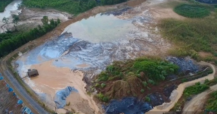  Vỡ hồ chứa bùn thải của nhà máy luyện kim đen tại Thái Nguyên