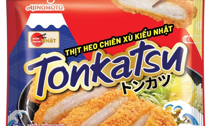 Mở rộng danh mục thực phẩm đông lạnh, Ajinomoto Việt Nam tiếp tục ra mắt Thịt Heo Chiên Xù Kiểu Nhật Tonkatsu