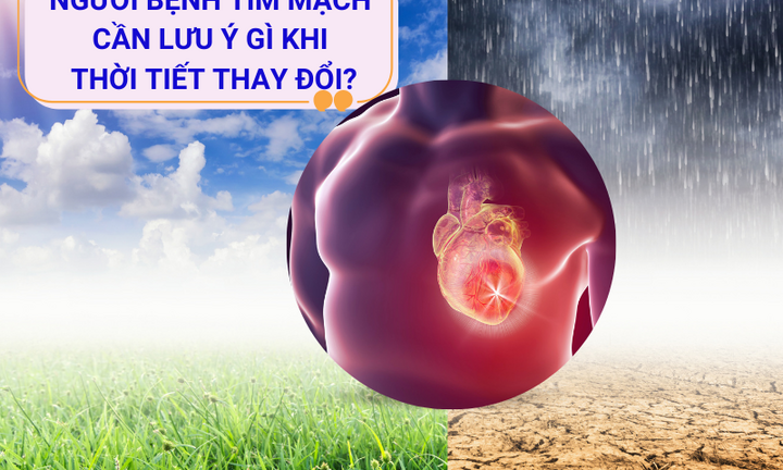 Thời tiết thay đổi: người bệnh tim mạch cần lưu ý gì?