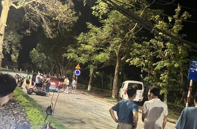 Vướng vào dây cáp trên đường, nguyên chủ tịch xã ở Nghệ An gặp nạn tử vong