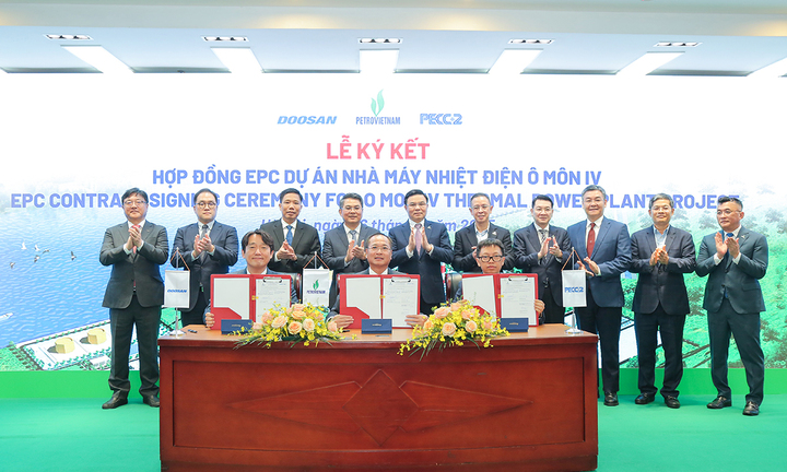 Ký kết hợp đồng EPC Dự án Nhà máy nhiệt điện Ô Môn IV: Bước tiến chiến lược của Petrovietnam trong phát triển năng lượng quốc gia