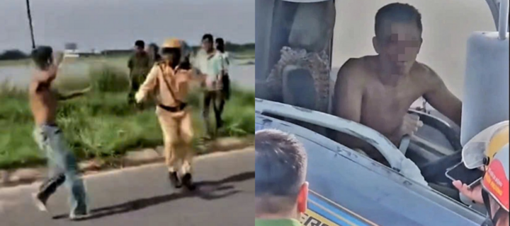 Khống chế nam tài xế 