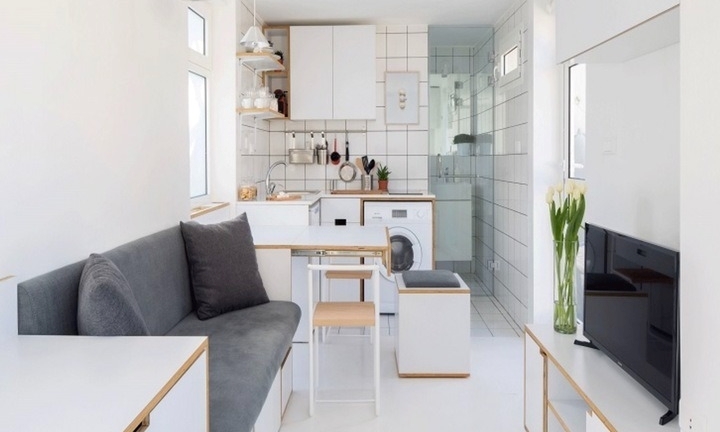 Thiết kế căn hộ 15m2 lý tưởng cho người độc thân