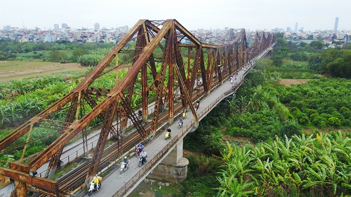 Cấm xe trên cầu Long Biên từ ngày 1/11