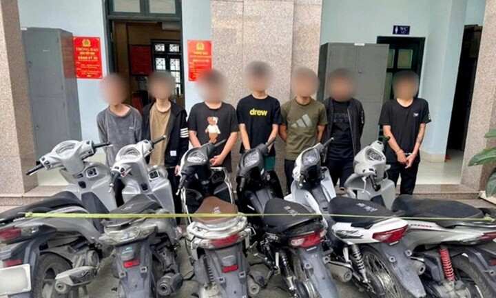 Hà Nội: Bắt giữ nhóm thanh thiếu niên gây ra hàng loạt vụ trộm xe máy