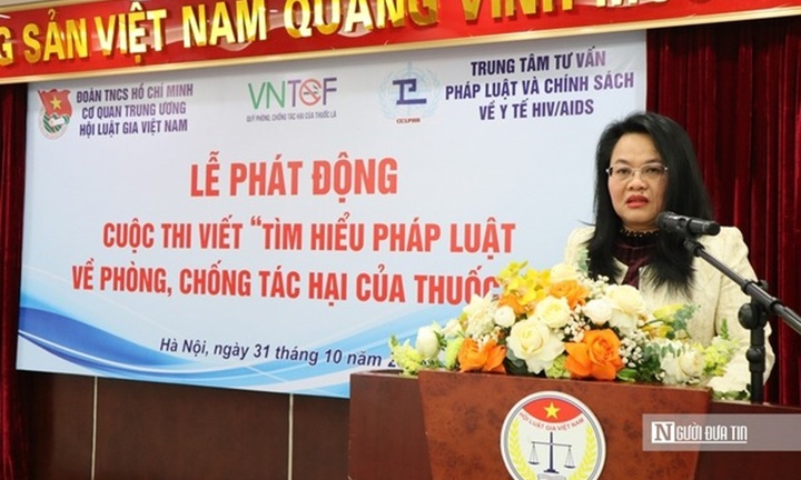 Phát động Cuộc thi viết “Tìm hiểu pháp luật về phòng, chống tác hại của thuốc lá” trong hệ thống tổ chức của Hội Luật gia Việt Nam