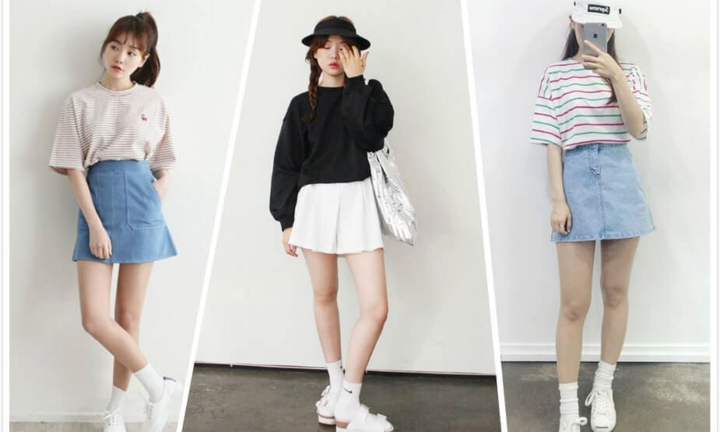 Phối đồ đa dạng cùng áo phông trơn