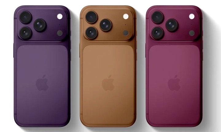 iPhone 18 Pro lộ diện ba màu cực