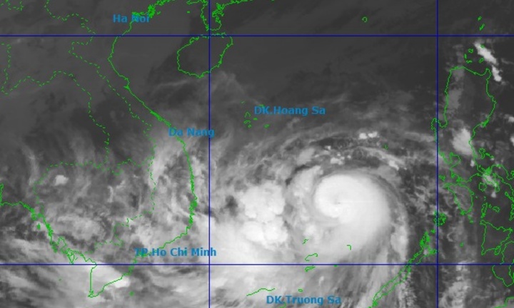Tin tức dự báo thời tiết hôm nay (6/11):  Bão số 13 hoạt động trên biển Đông