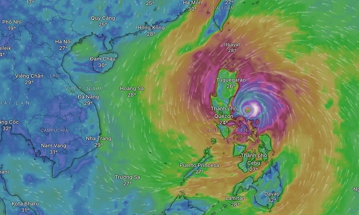 Diễn biến mới nhất cơn bão Phượng Hoàng, cường độ bão ở cấp 15 - 16