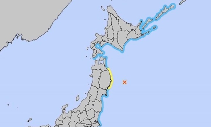 Động đất 6,7 độ, Nhật Bản cảnh báo sóng thần