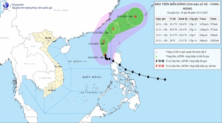 Tin tức dự báo thời tiết hôm nay (11/11): Bão Phượng Hoàng bất ngờ chuyển hướng