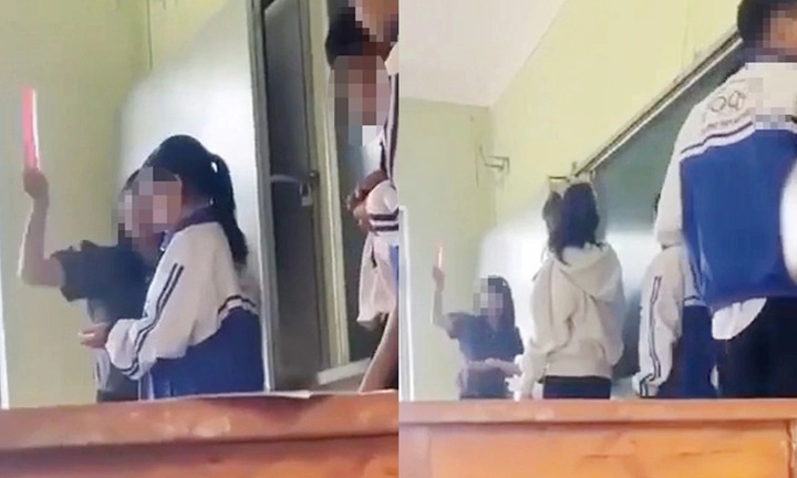 Chấm dứt hợp đồng với nữ giáo viên dùng thước đánh liên tục vào tay học sinh
