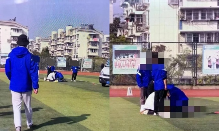 Nam sinh bất ngờ gục xuống đường chạy 200m tại hội thao trường