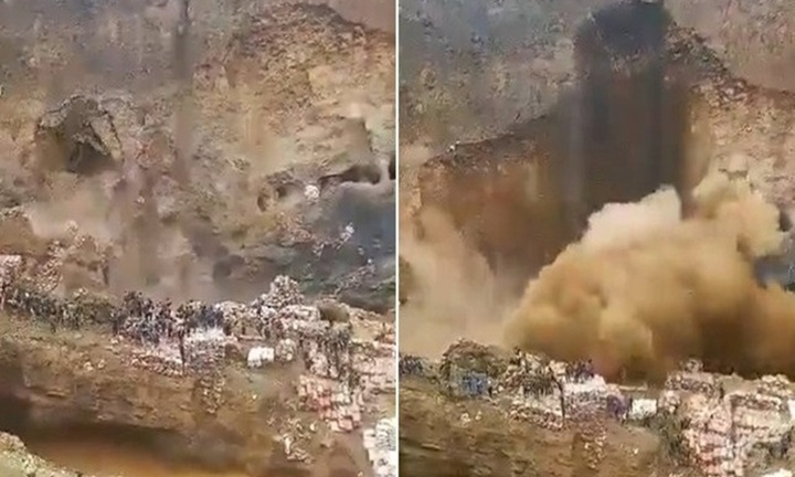 Clip: Kinh hoàng cảnh sập cầu ở khu khai thác mỏ, ít nhất 30 người tử vong tại Congo