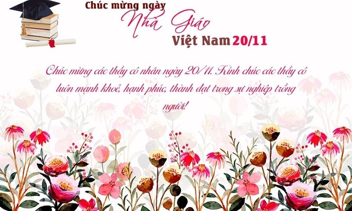 Gợi ý những mẫu thiệp đẹp tặng thầy, cô ngày Nhà giáo Việt Nam 20/11