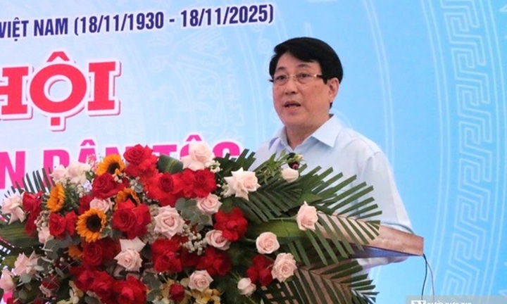 Chủ tịch nước Lương Cường: Đoàn kết để vượt bão lũ, hướng tới thịnh vượng