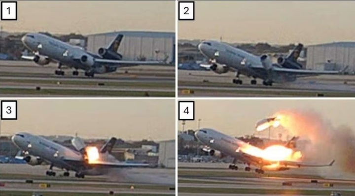 Công bố khoảnh khắc máy bay bung động cơ, bốc cháy khi cất cánh ở Mỹ, khiến 14 người thiệt mạng