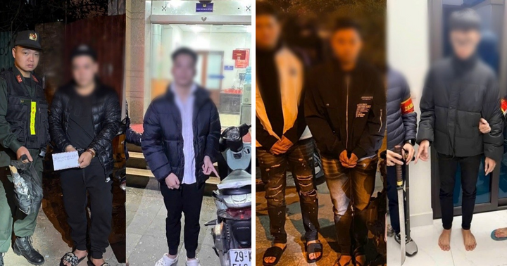 Lực lượng 141 liên tiếp phát hiện nhiều trường hợp vi phạm, thu giữ hung khí và ma tuý trong đêm