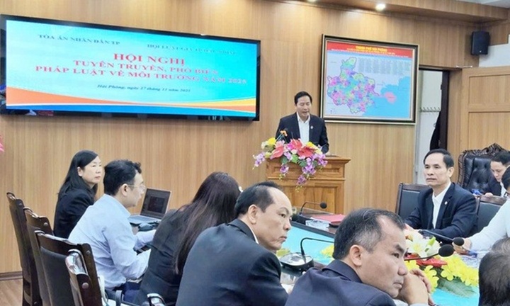 Hội Luật gia Tp.Hải Phòng tăng cường phổ biến pháp luật về môi trường trong hệ thống toà án