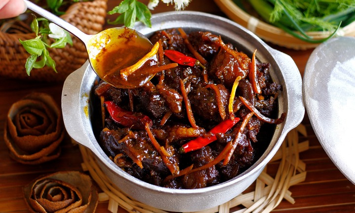 Cách làm thịt bò kho gừng miền Bắc