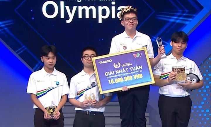 Thắng áp đảo, nam sinh Đồng Nai giành vòng nguyệt quế Đường lên đỉnh Olympia