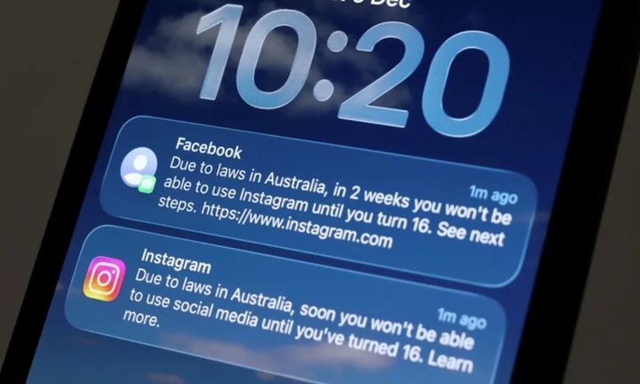 Quốc gia đầu tiên cấm mạng xã hội với trẻ dưới 16 tuổi