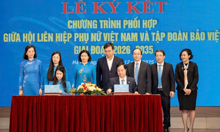 Hội Liên hiệp Phụ nữ Việt Nam và Tập đoàn Bảo Việt ký kết chương trình phối hợp giai đoạn 2026 – 2035