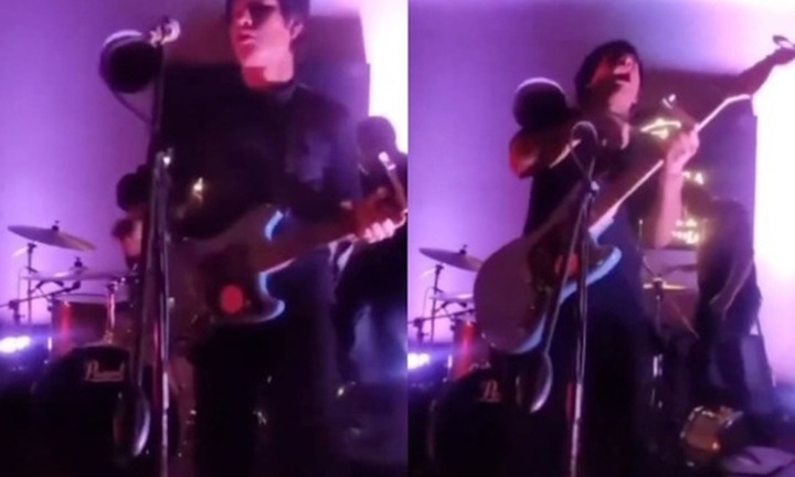 Clip: Nam ca sĩ bất ngờ ngã gục trên sân khấu