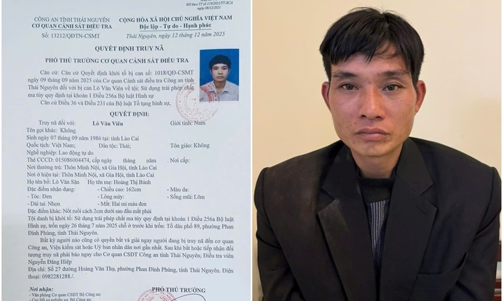 Bắt đối tượng truy nã Lò Văn Viên