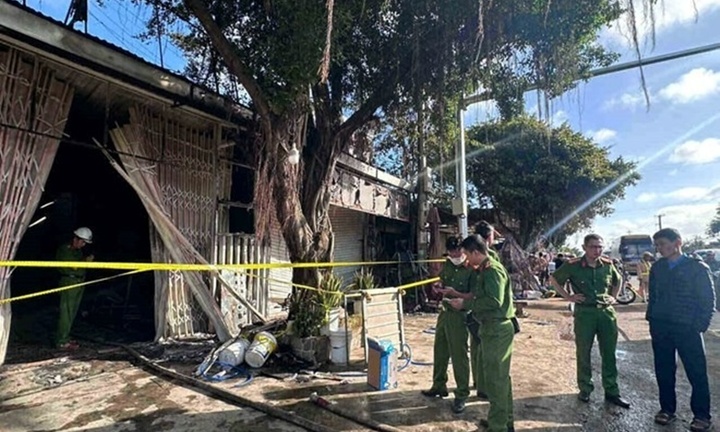 Thông tin mới nhất vụ cháy nhà khiến 4 người tử vong ở Đắk Lắk