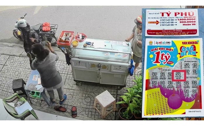 Người bán vé số dạo trúng độc đắc 1 tỷ đồng, chủ đại lý nhảy múa ăn mừng cùng khách ở Tây Ninh