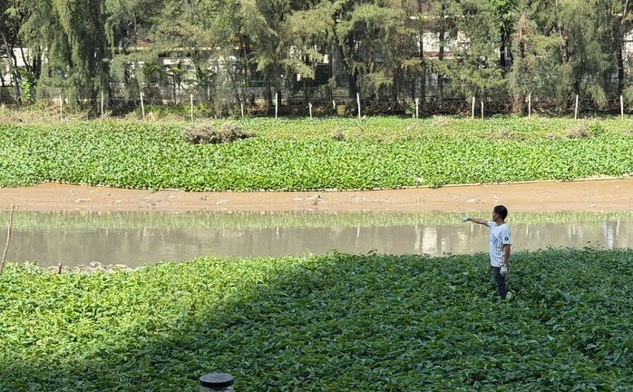 Phát hiện thi thể nam giới dưới rạch tại TPHCM, trên áo in dòng chữ “Drik Up The Past”