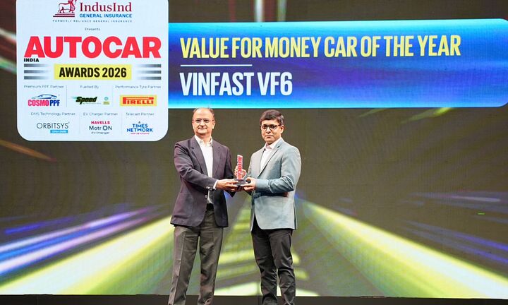 VinFast VF 6 nhận giải “mẫu xe đáng tiền nhất năm” tại Autocar India Awards 2026
