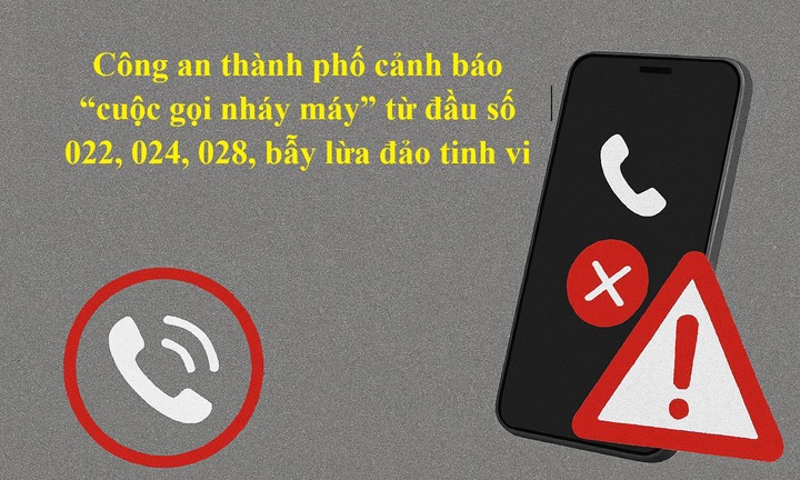 Công an TP Hải Phòng cảnh báo “cuộc gọi nháy máy” từ đầu số 022, 024, 028