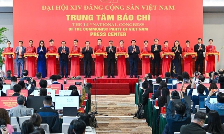 Khai trương Trung tâm Báo chí Đại hội XIV của Đảng
