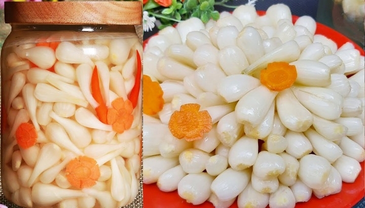Cách làm củ kiệu chua ngọt tại nhà 