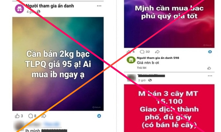 Cảnh báo thủ đoạn lừa đảo mua bán vàng, bạc giá giá rẻ trên mạng xã hội