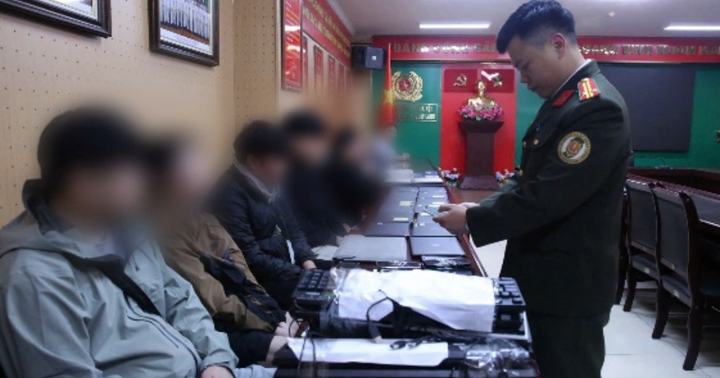 Đột kích căn biệt thự trong đêm, phát hiện nhóm người nước ngoài hoạt động lừa đảo qua mạng