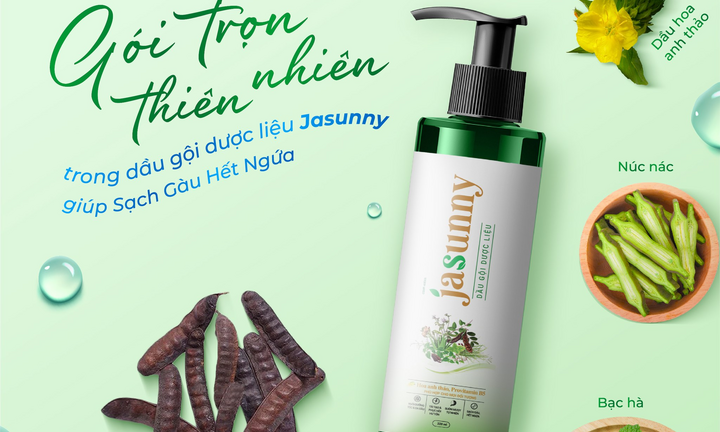 Công thức vàng từ 13 dược liệu Việt – Đột phá trong điều trị gàu và ngứa da đầu của thương hiệu Jasunny