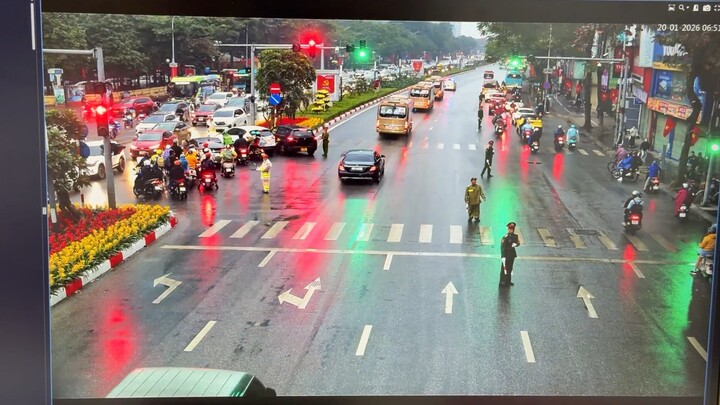 Camera AI giúp giao thông Hà Nội vận hành hiệu quả phục vụ Đại hội XIV của Đảng