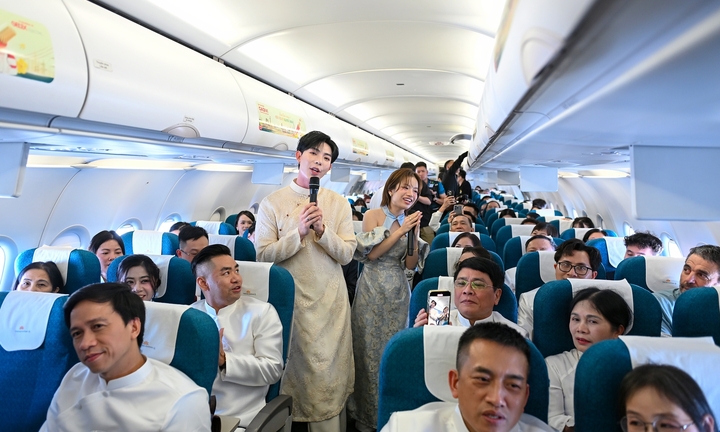Khi hạnh phúc cất cánh từ chuyến bay đặc biệt của Vietnam Airlines đầu năm 2026