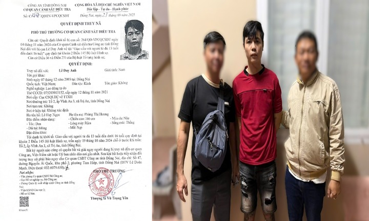 Đối tượng truy nã bị bắt khi về