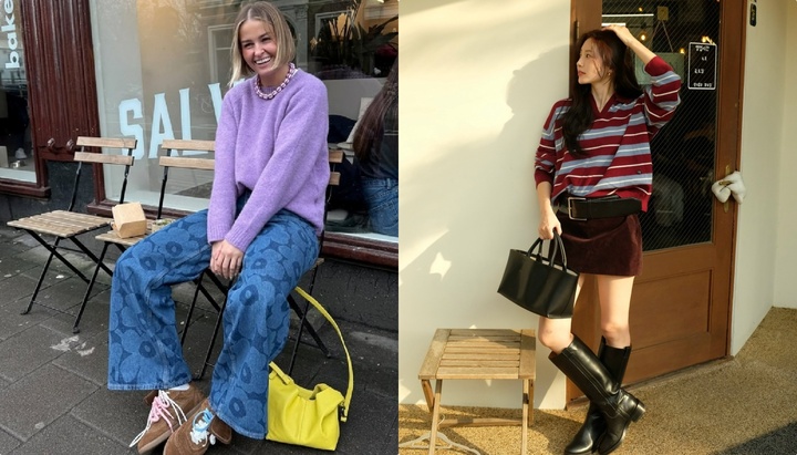  Phối đồ mùa đông đa sắc