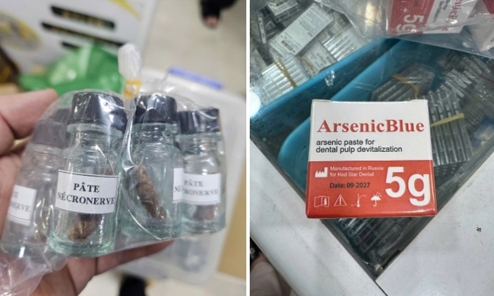 Triệt phá đường dây sản xuất, mua bán trái phép chất độc thạch tín dùng trong nha khoa