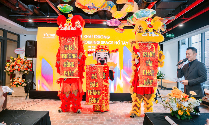TikTak Co-working Space chính thức ra mắt cơ sở Hồ Tây