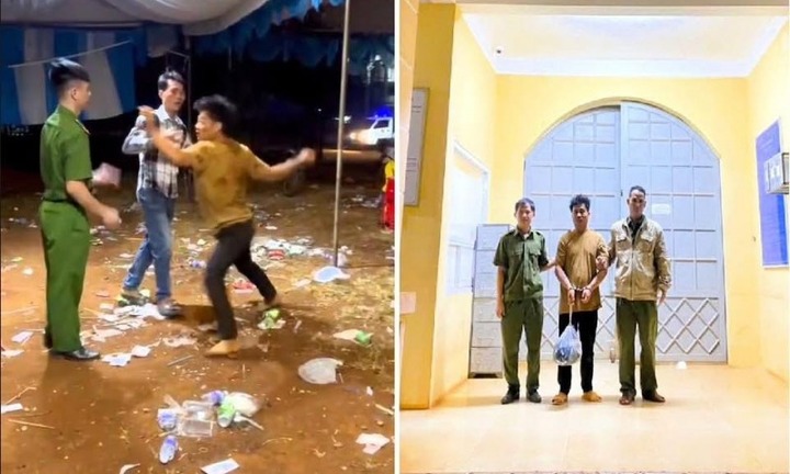 Khởi tố nam thanh niên say xỉn tấn công làm một cán bộ Công an bị thương