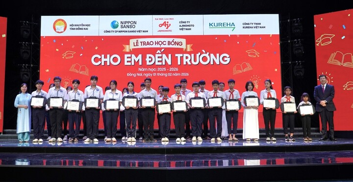 Học bổng “Cho em đến trường” đồng hành cùng học sinh Đồng Nai trong năm thứ 22