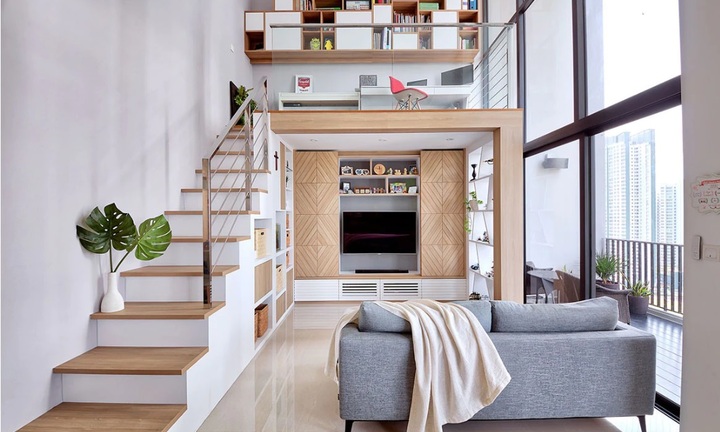 Thiết kế căn hộ nhỏ đẹp diện tích 30m2